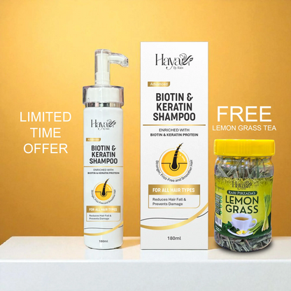 Biotin & Keratin Shampoo – Strength & Repair Formula